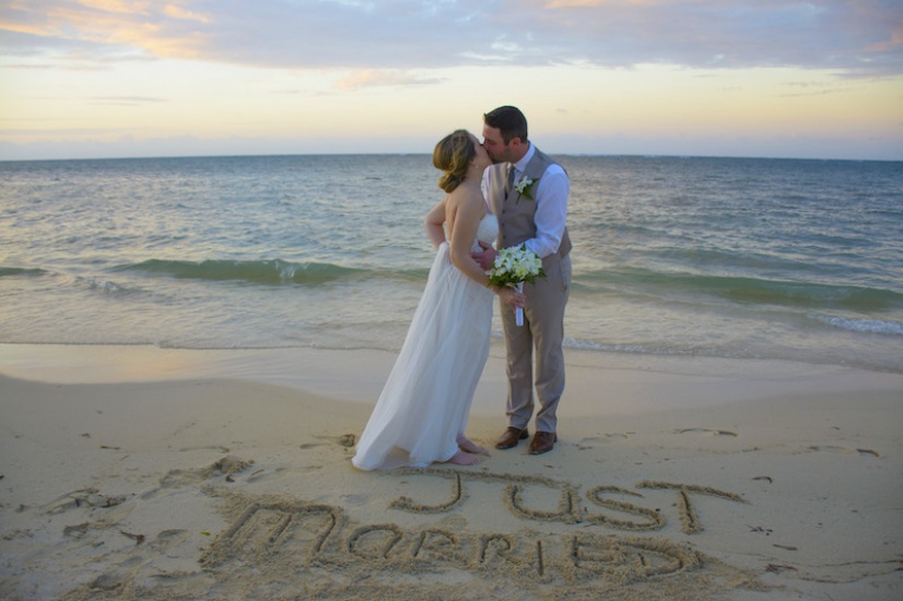 Just Married - Wedding photography in Jamaica