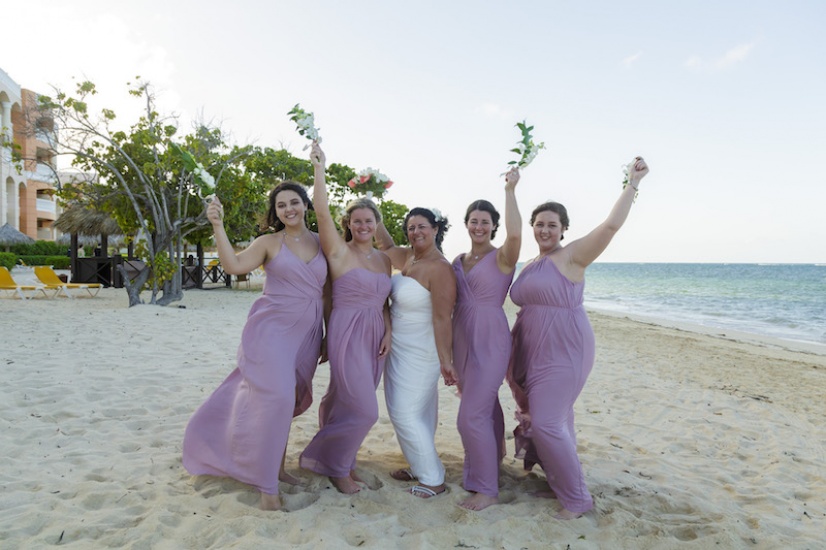 Bride and Bridesmaids - Wedding Photographers in Jamaica