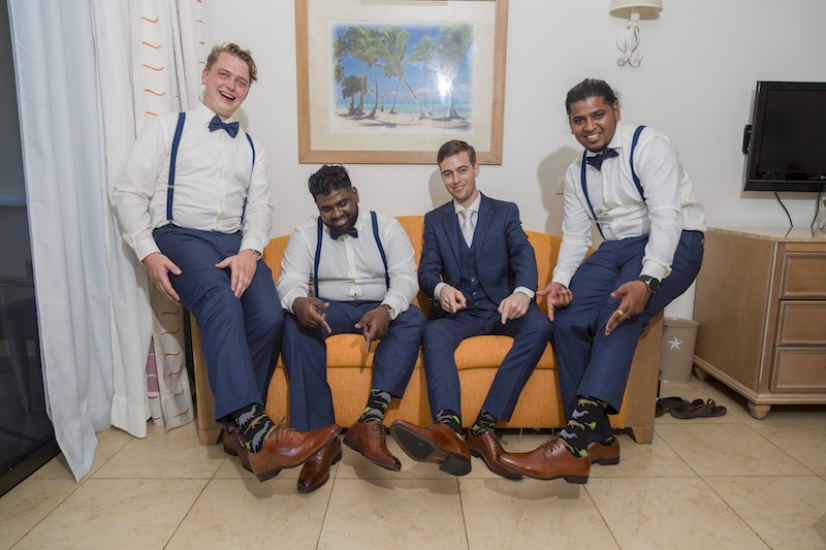 The guys are ready - Wedding Photographers in Jamaica