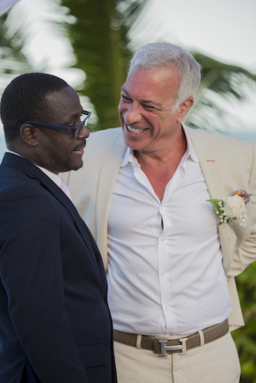 Groom and Priest - Wedding Photographers in Jamaica