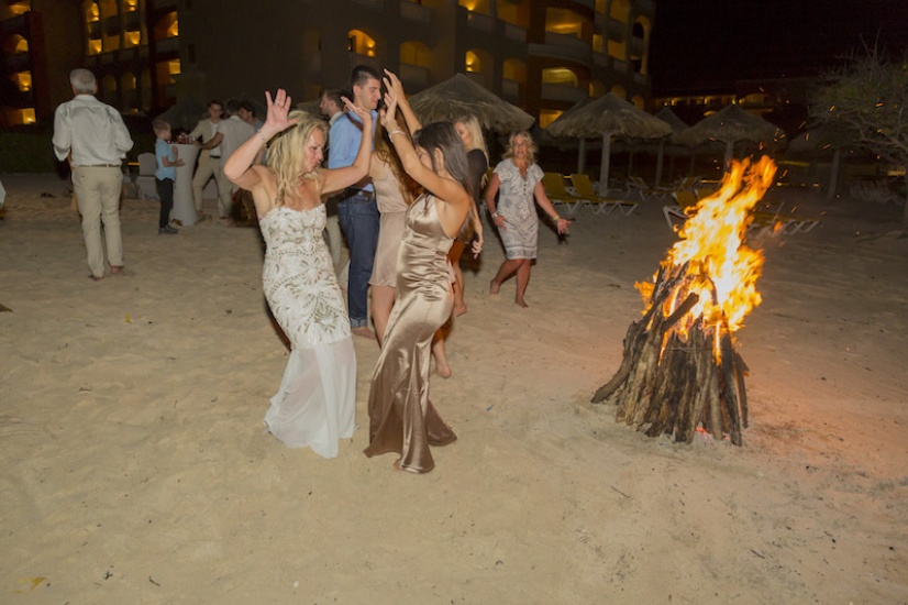 Dancing on the beach - Wedding Photographers in Jamaica